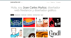 Desktop Screenshot of joancarles.net